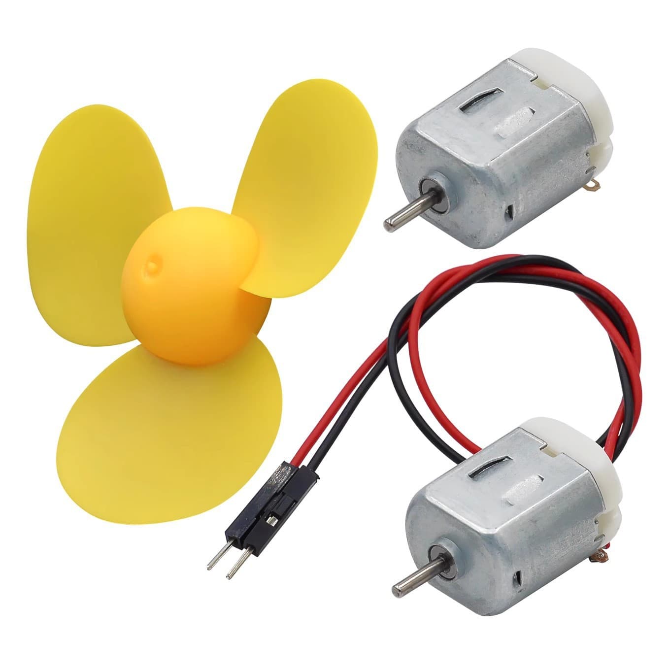 Mini 130 Small Motor, Four-Wheel Drive Motor, Toy DC Small Motor, Medium Motor / 72MM Propeller
