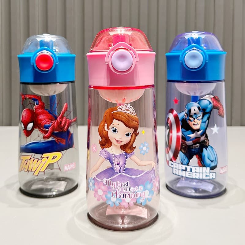 Sophia children's direct drinking water cup for primary school students portable tritan plastic cup kindergarten cute filter kettle