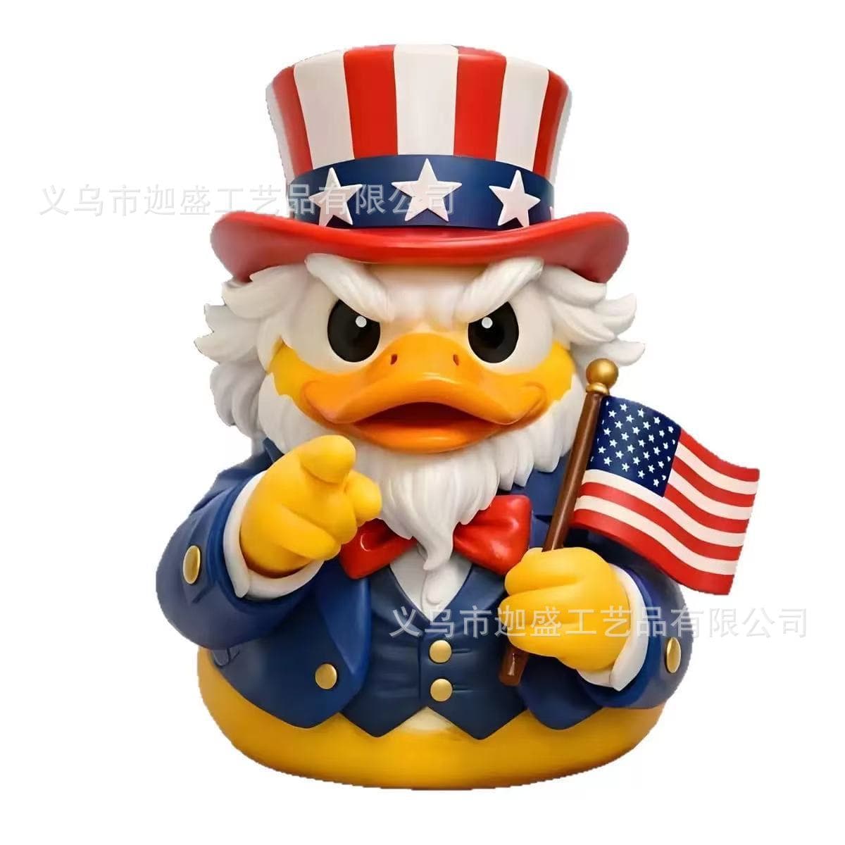 New Cross-Border Irish Bar Duck Figurine High-End Niche Home Desktop Resin Decoration Craft