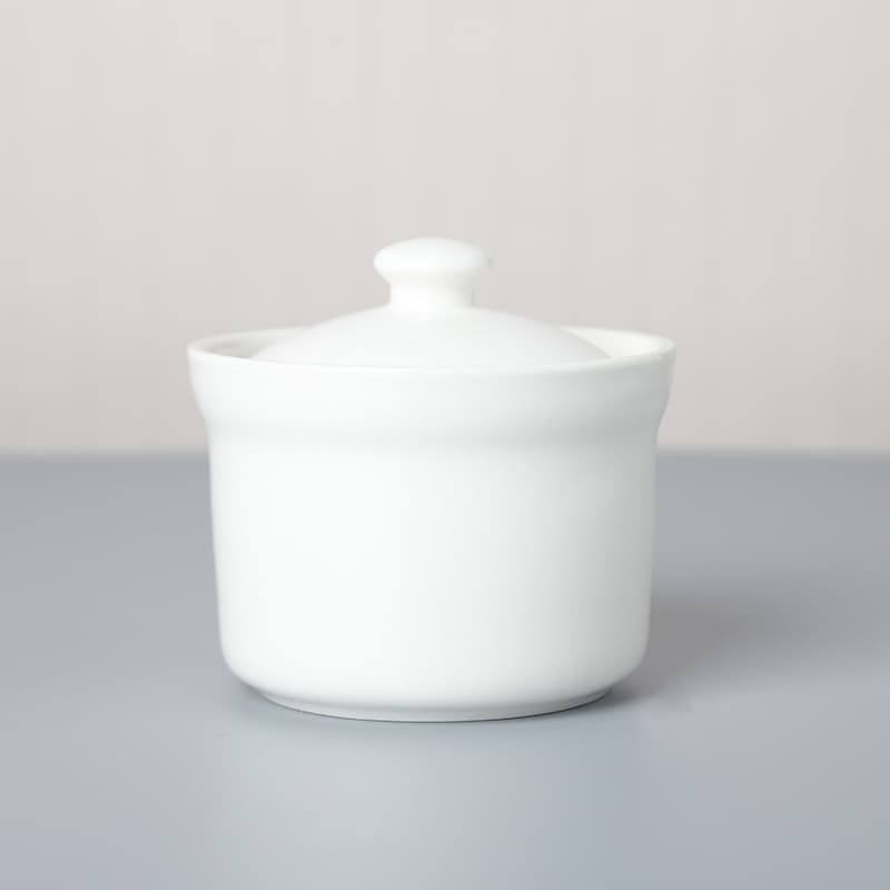 4-inch Ceramic Steaming Pot with Lid, Hotel-specific Double-boiler, Home-use Soup Pot, Shaxian Simmered Soup Clay Pot, Steamed Egg Cup