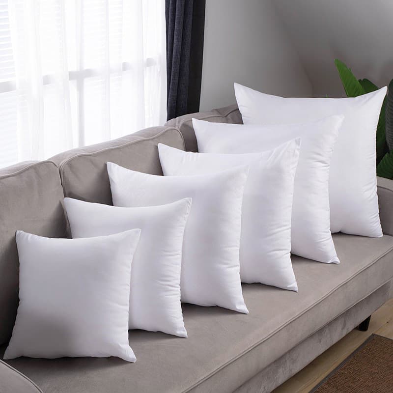 Factory Direct Various Sizes Non-Woven Cushion Pillow Core, Brushed PP Cotton Waist Pillow, Square Hotel Cushion and Bolster Core