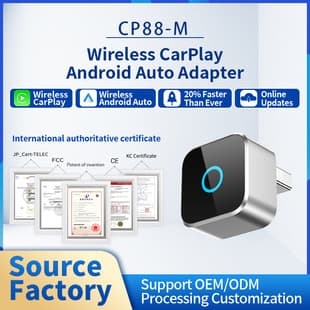Ottocast Mini Cube Wireless CarPlay Adapter Android Auto Car Connectivity Box