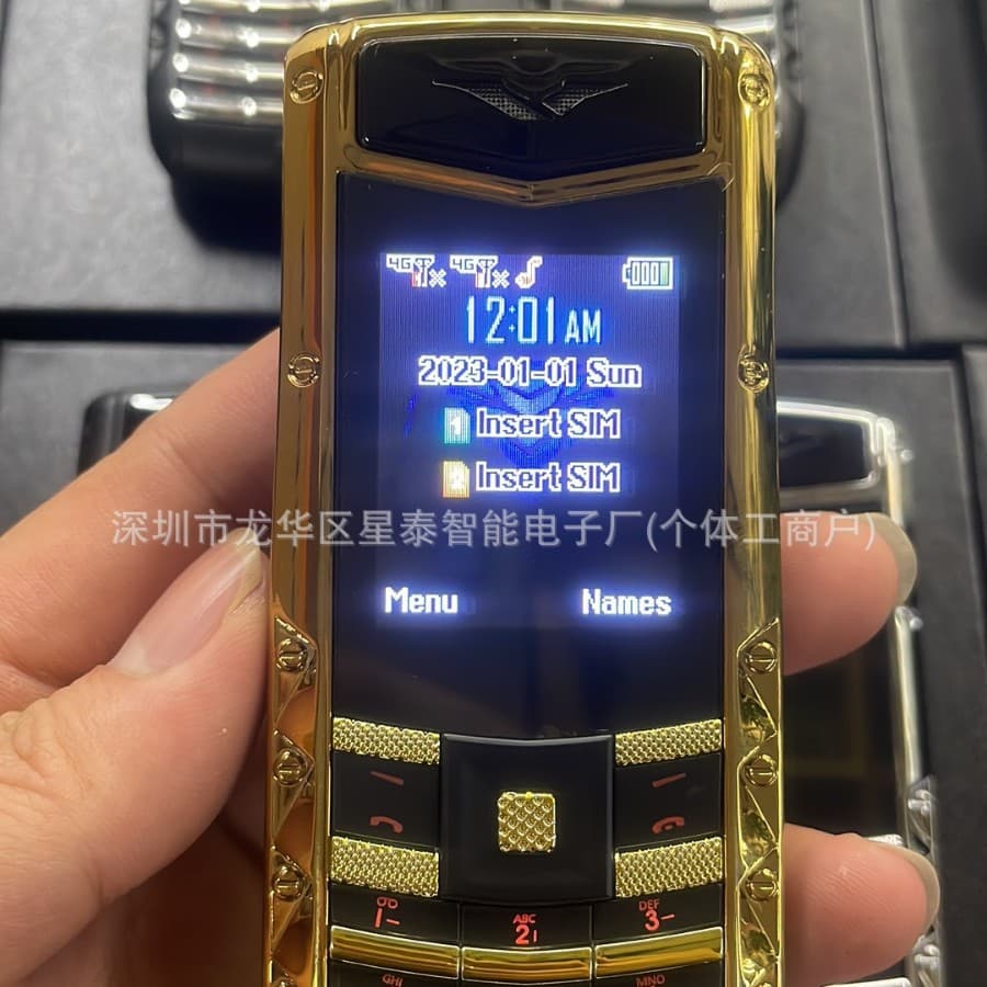 Cross-border hot-selling V5pro phone, luxury bar-style personalized phone, K8 K9 K10 V10 A18 phone