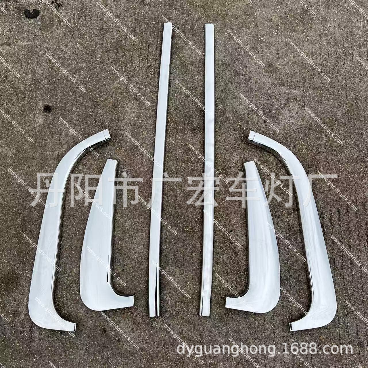 GHCD factory direct delivery for 2005-2010 Japanese truck Mitsubishi Canter chrome window trim