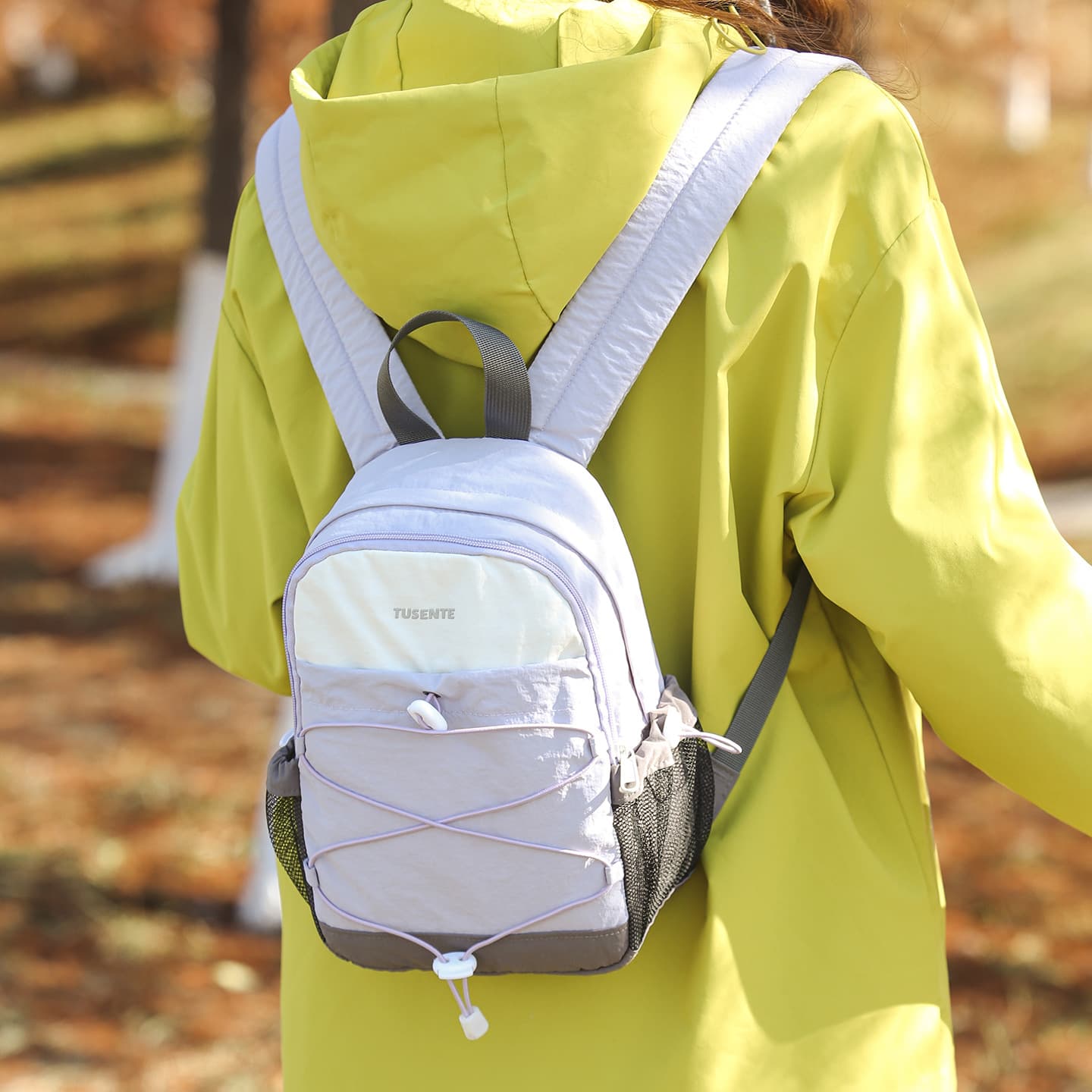 Cross-Border Outdoor Hiking Travel Small Contrast Color Women's Backpack 26 New Style Exquisite Casual Cycling Commuter Backpack