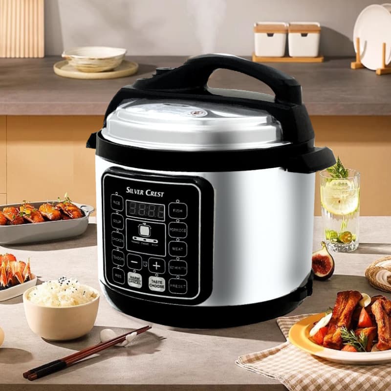 6L Electric Pressure Cooker Multi-function Rice Cooker Smart Preset Pressure Cooker Home Automatic
