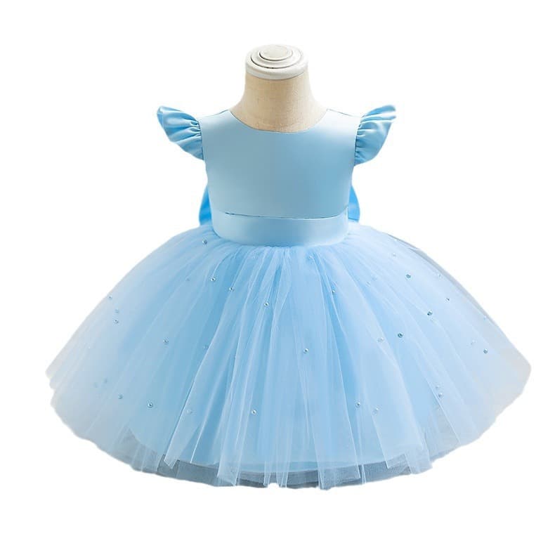 Girl's Birthday Dress Cross-Border Hot Selling Little Princess Tutu Dress Children's Party Performance Flower Girl Wedding Dress