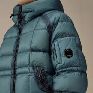 Cross-border CP Cotton Padded Jacket Coat Company Autumn/Winter Cotton Coat Thickened Warm Hooded Top, Street Style Ins Outdoor