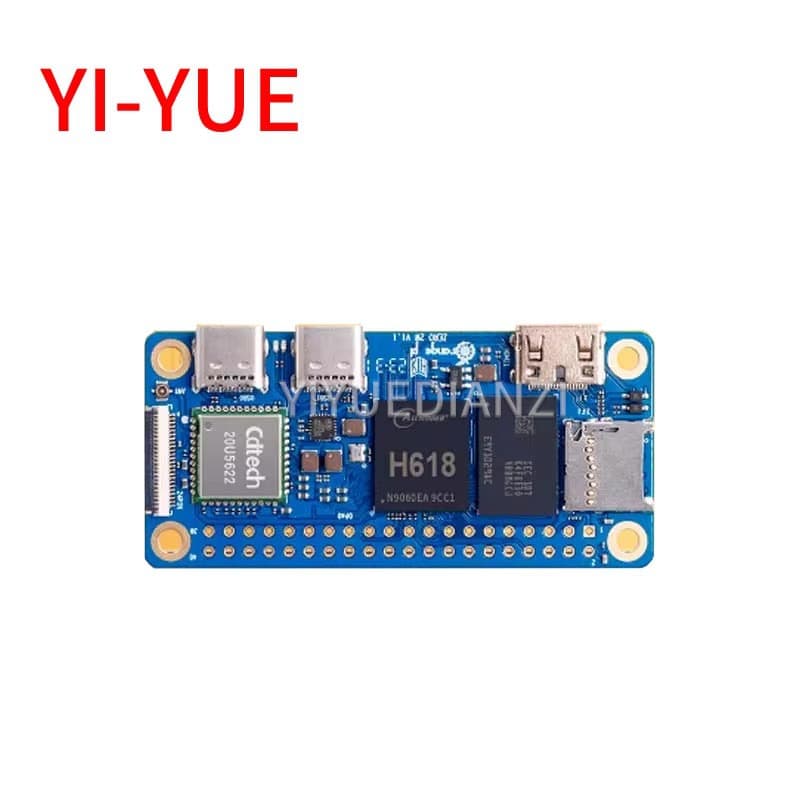 Orange Pi Zero 2 W 1GB RAM DDR4 Mini PC Allwinner H618 Orange