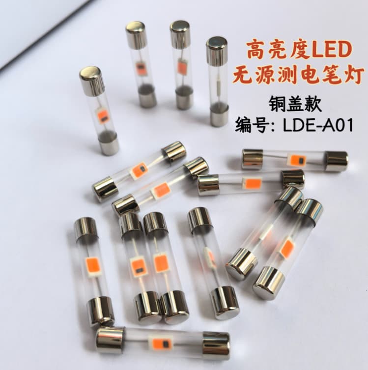 High Brightness LED Voltage Tester Pen Non-Contact Self-Induction LED Neon Lamp Voltage Tester Power Strip Accessories Replacement Light Static Elimination