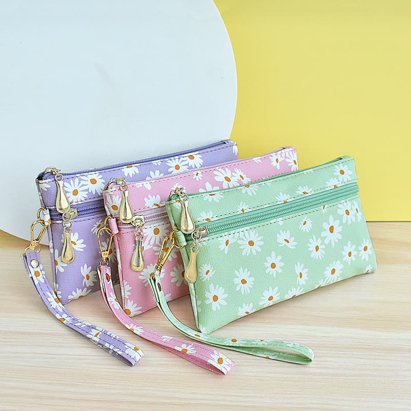 Minimalist Women's Clutch Bag Casual Versatile Phone Bag New Zipper Ladies Small Square Bag Phone Pouch Fashion Soft