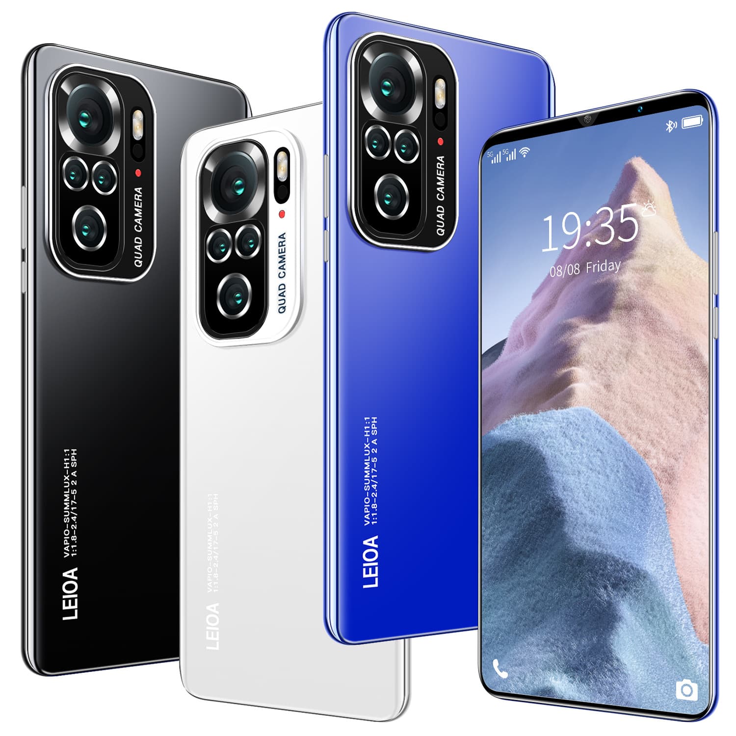 Smartphone Note10 pro 5.5 Inch Wish Lazada Shopee Mobile Phone Android System Large Screen Quad Core Processor Dual SIM Card