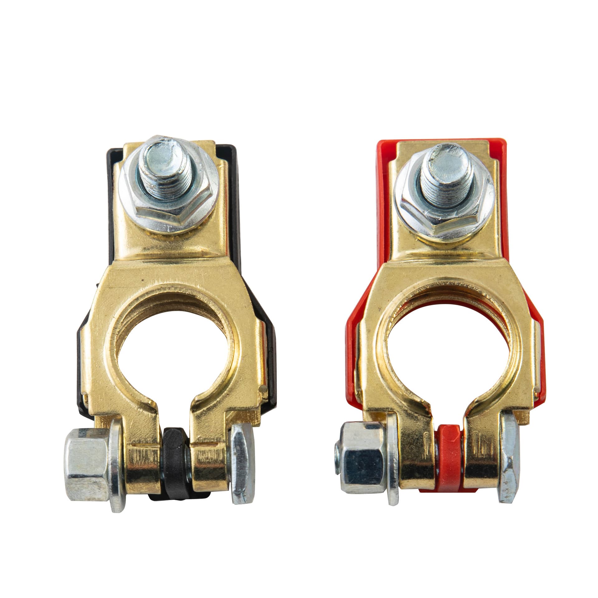 In Stock Supply Pure Copper Battery Terminal Thickened Stamped Battery Terminal Brass Terminal Stamped Post