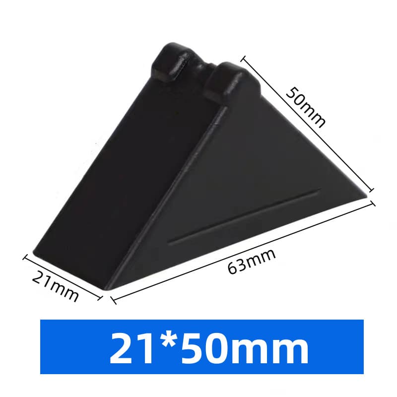 Picture Frame Corner Protector Aluminum Alloy Light Box Corner 10-74mm Glass Slab Corner Plastic Edge Guard Black White Factory