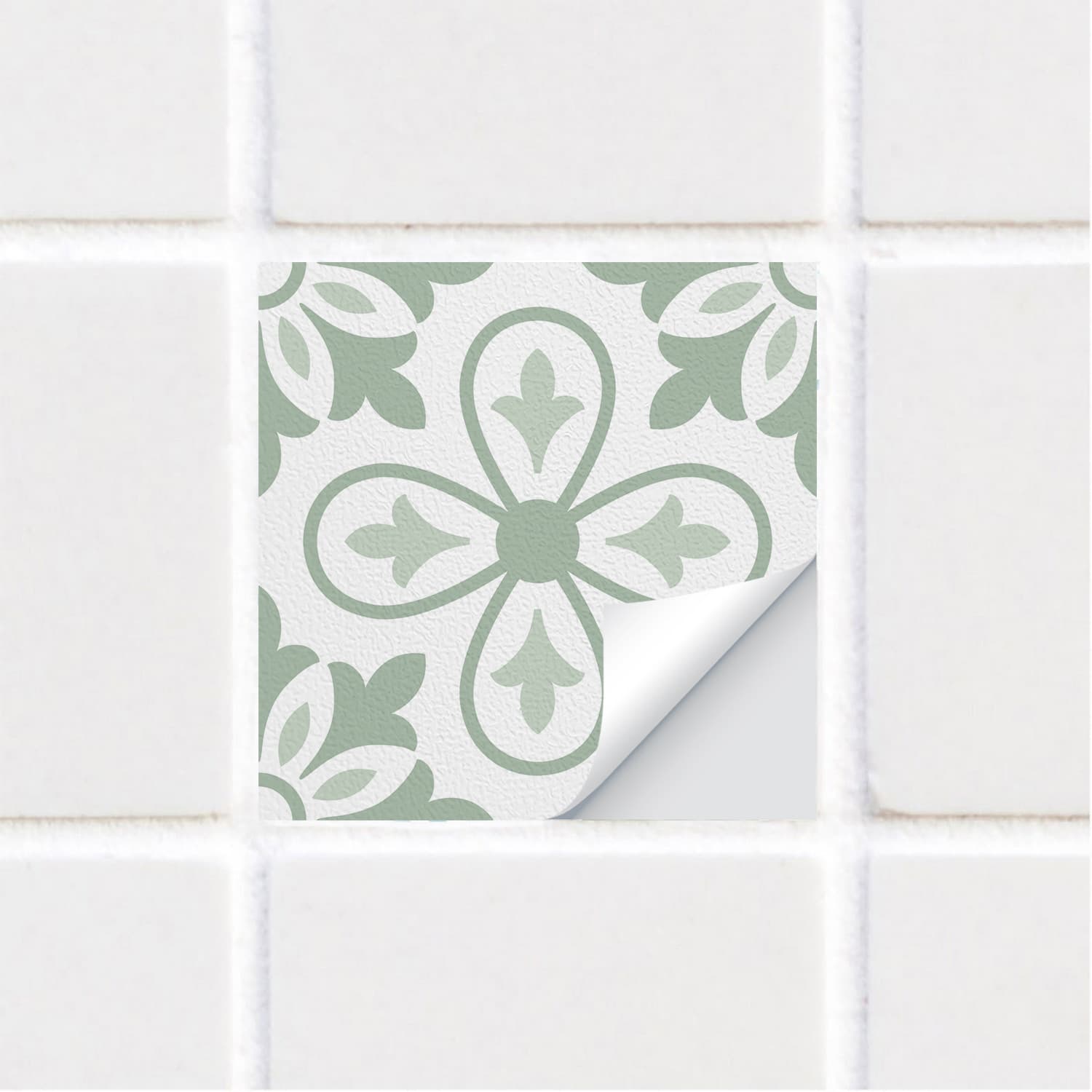 Funlife Boho Style Polymer Leather Texture Tile Sticker Home Renovation Self-Adhesive Wallpaper TS298