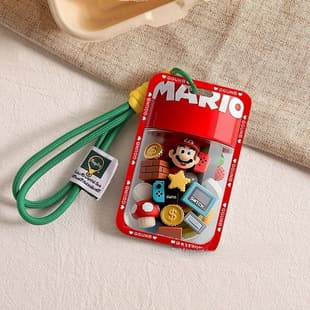3D Small Parts Mario NFC Card Holder, Student Slider Card Case for Meal Card, Subway, E-Bike, Community Card Pack