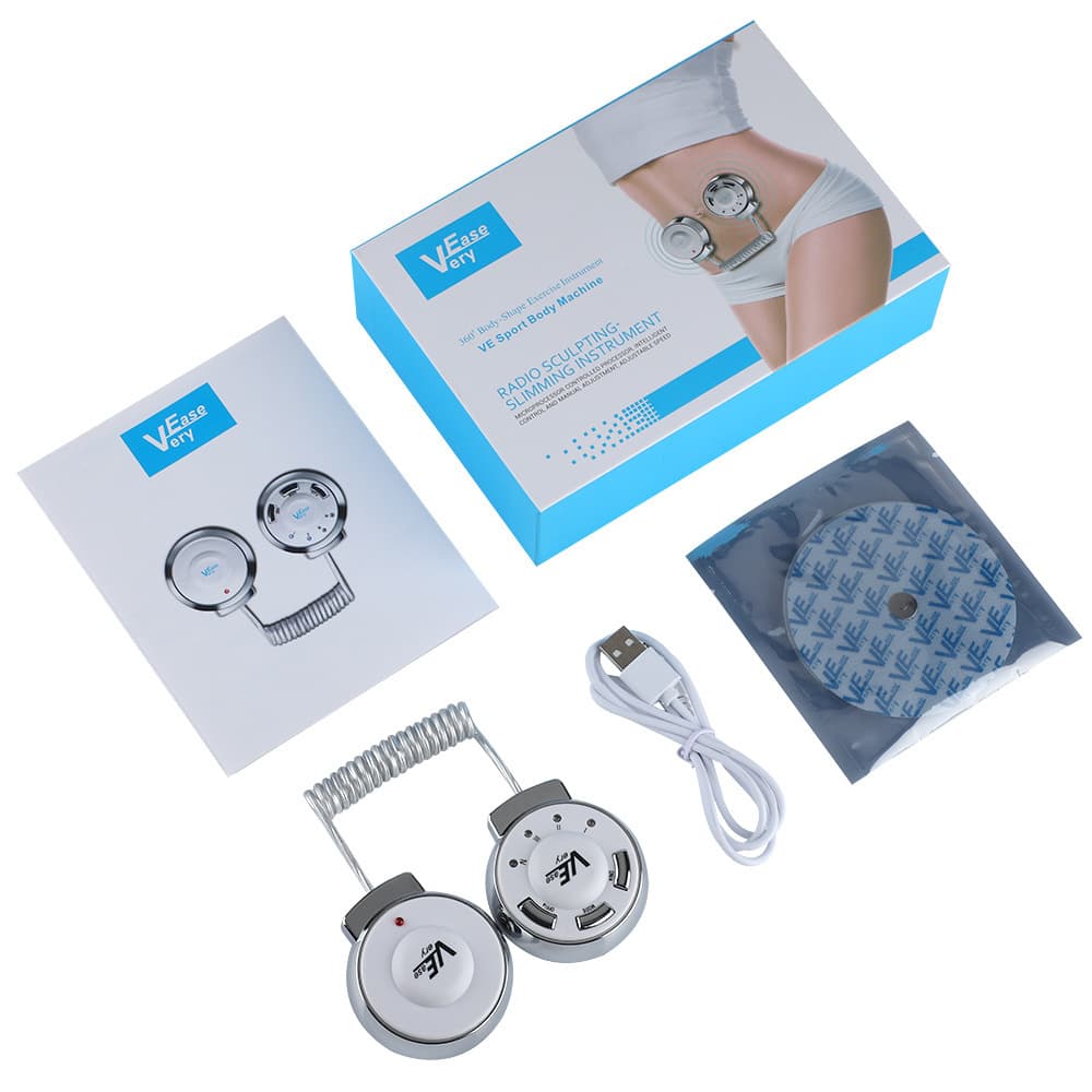 Cross-border EMS body shaping device, home use microcurrent fat reduction device, belly and arm massager, VE exercise body shaping device