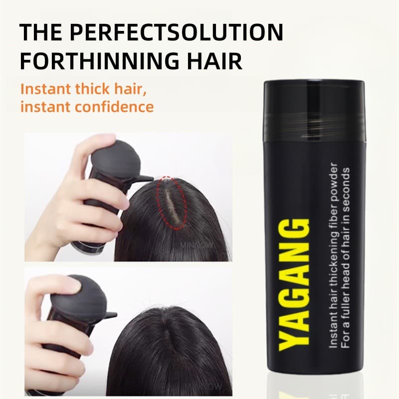 Cross-border Supply Hair Fiber Powder, Instant Thickening Plant-Based Hair Fiber for Quick Density