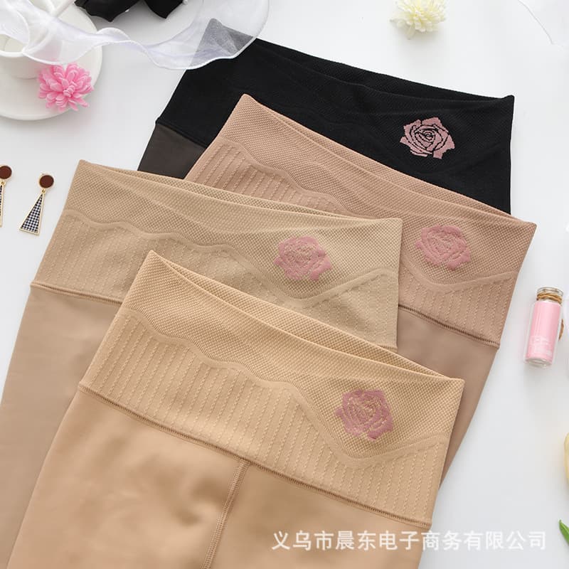 Rose Waterlight Socks 100g 200g 300g Bare Leg Magic Butt-Lifting High-Waist Tights Autumn Winter Skin Tone Wholesale