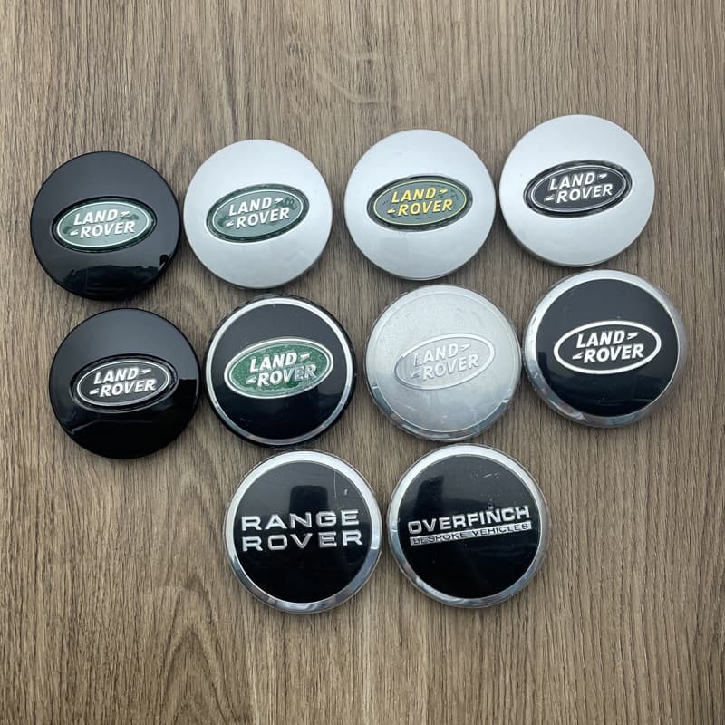 Black Land Rover Wheel Center Cap, Land Rover Hub Cap, Original Wheel Cap, LANDROVER Wheel Center Cap