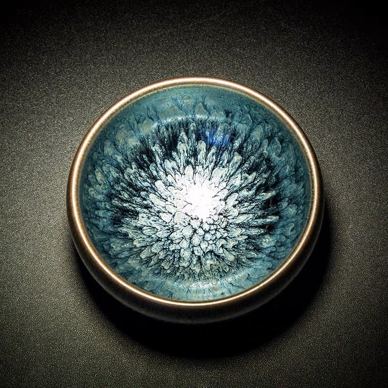 Jian kiln teacup, kiln-fired Hundred Flowers General water cup, ceramic Kung Fu tea set, teacup master cup, single cup