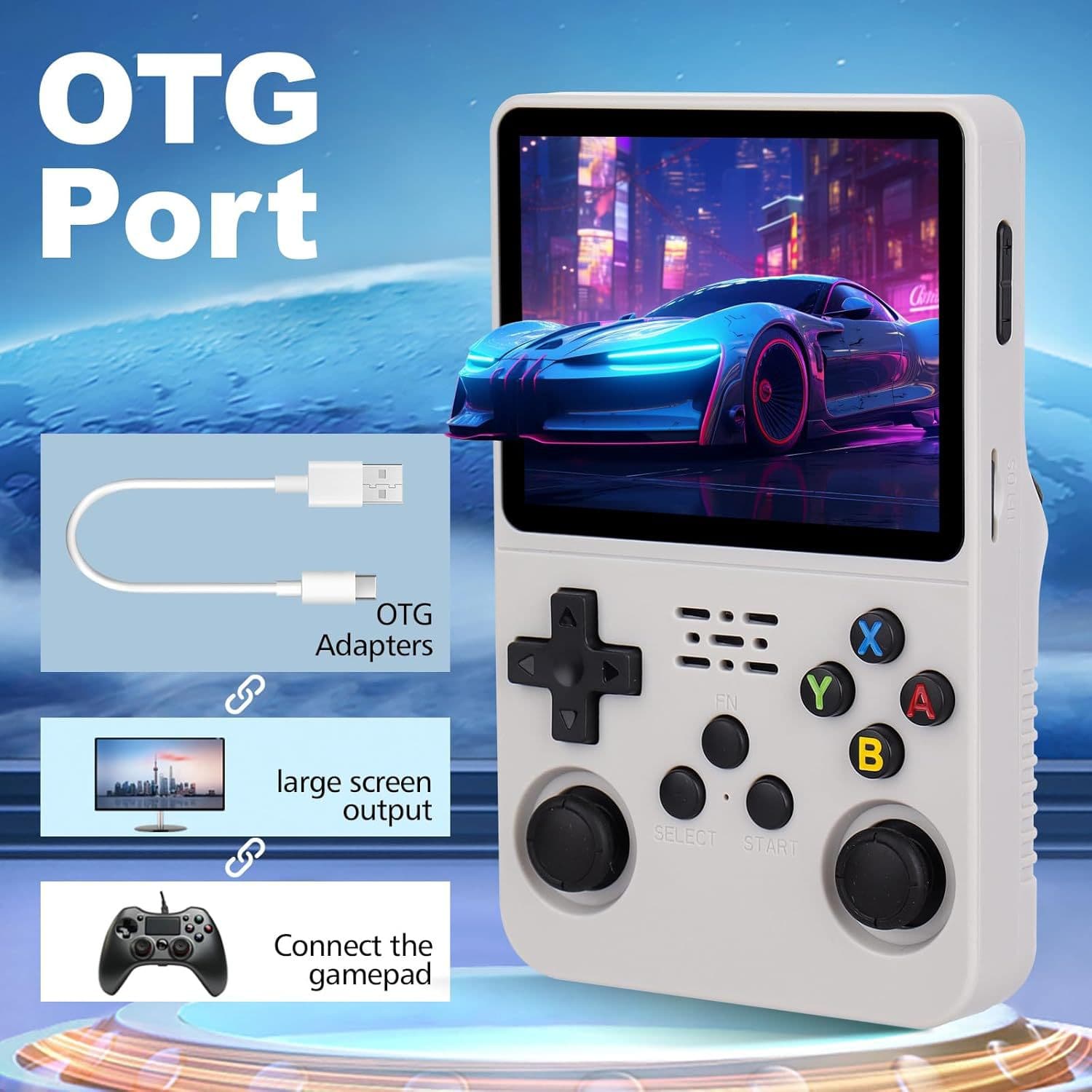 Special Edition R36S Handheld Game Console with HDMI Port, Portable Classic Joystick PS1 Arcade Open Source Console