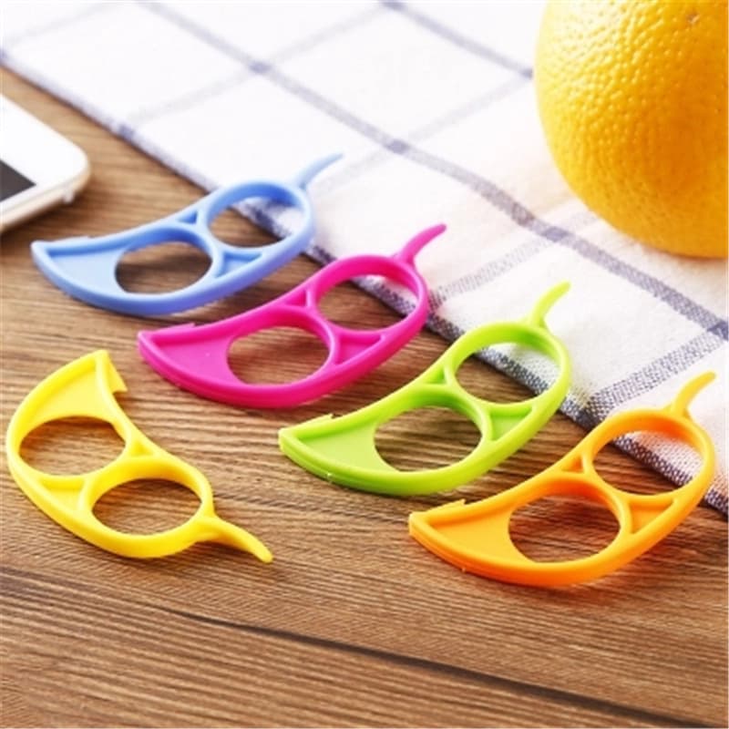 Orange Peeler Tool - Citrus Peeler for Oranges, Tangerines, Clementines, Navel Oranges, Pomegranate Opener