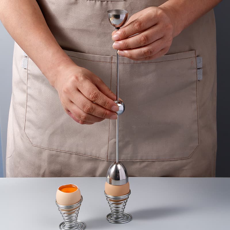 304 Stainless Steel Egg Opener Egg Shell Cracker Glutinous Rice Egg Tool Chicken Duck Egg Punch Hole Opener