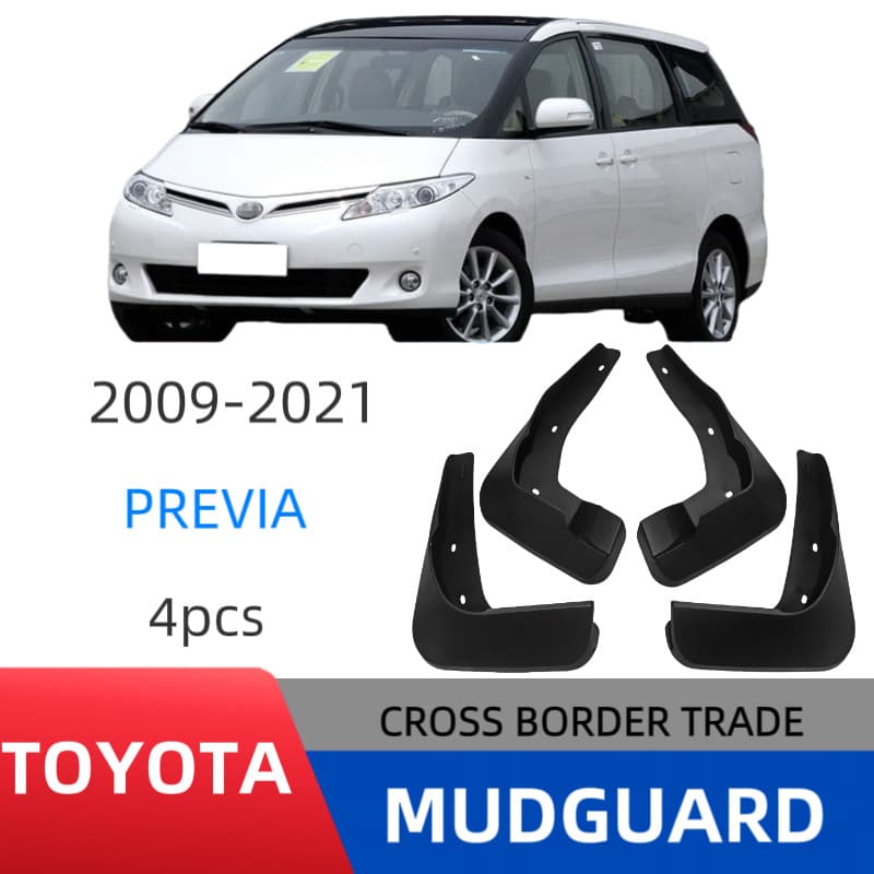 Fender Mud Flaps for Toyota Previa 2009-2021 Export Cross-border Auto Mudguard Modification