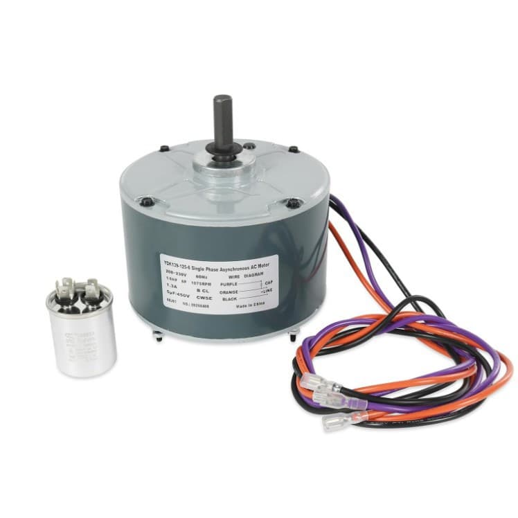 68J9701 Condenser Fan Motor with Lennox 10ACB24-10, 10ACB30-10 Bolts