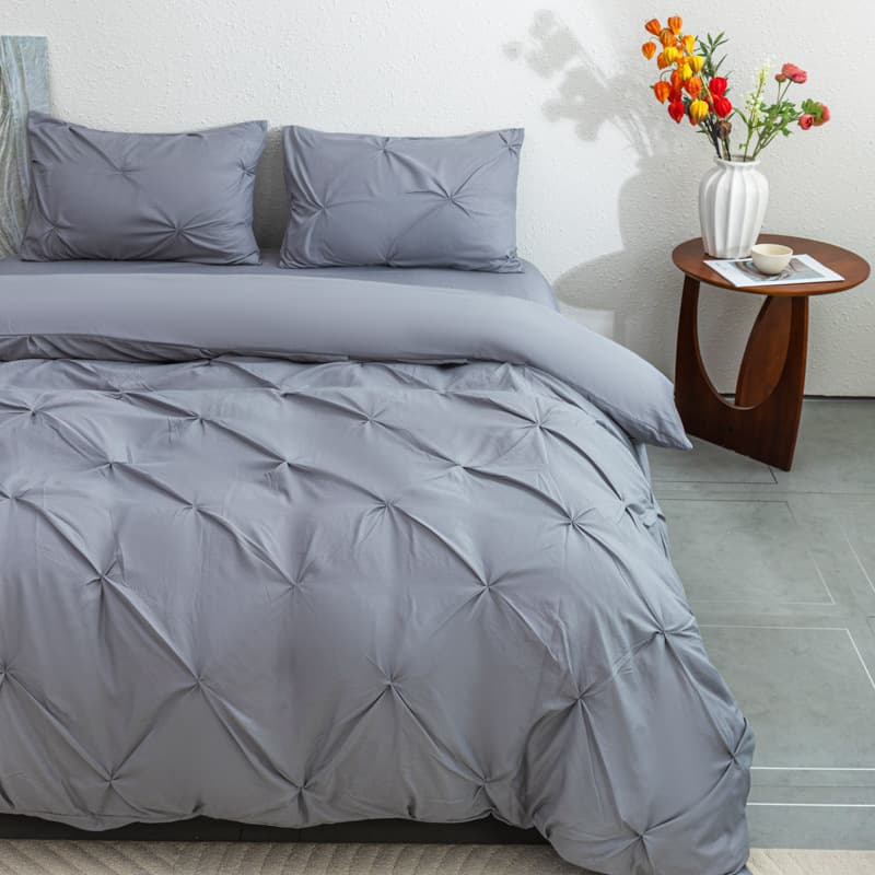 Cross-border Amazon Twisted Flower Bedding Set Four-Piece Set Duvet Cover Sheet Home Textile Bedding Kit Foreign Trade Factory Wholesale