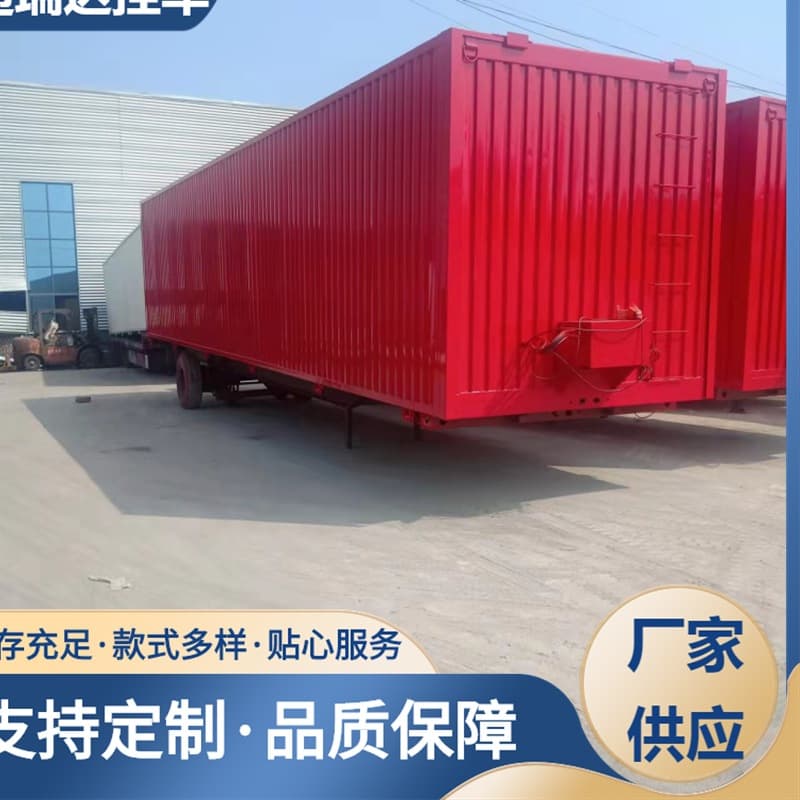 Skeleton semi-trailer, container skeleton transport semi-trailer, three-axle skeleton port logistics transport vehicle