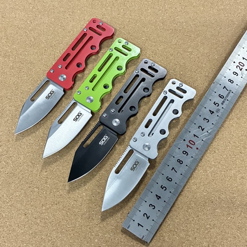 Cross-border hot-selling SOG AC77 folding knife, portable keychain knife, mini pocket knife, folding knife