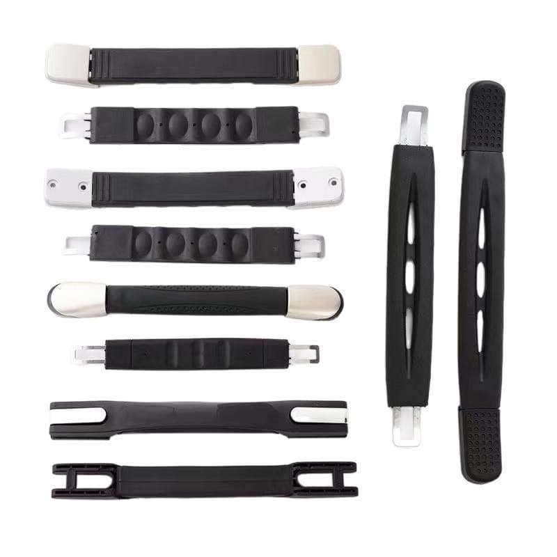 Plastic handles for suitcases, gift boxes, packaging boxes, and wooden crates.