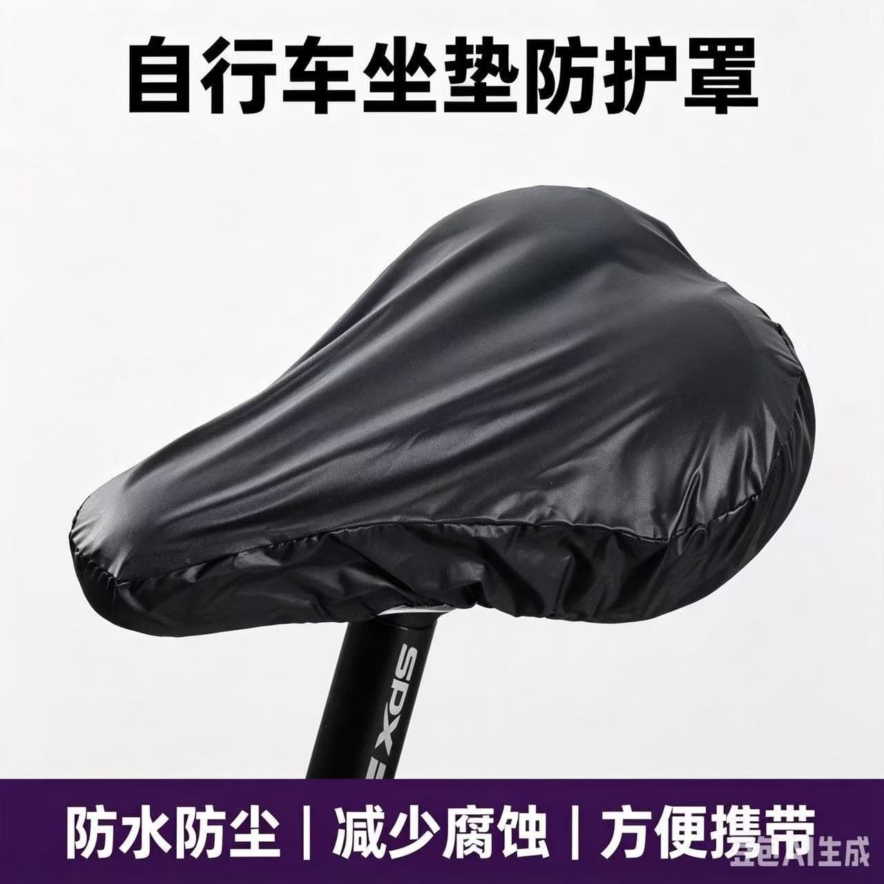 Bicycle seat cushion rain cover mountain bike saddle rain cover road bike seat cushion cover bicycle riding equipment