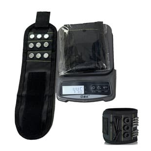 Cross-border Magnetic Wrist Strap Adhesive Velcro Hardware Tool Screwdriver Screw Adsorption Storage Magnetic Wristband