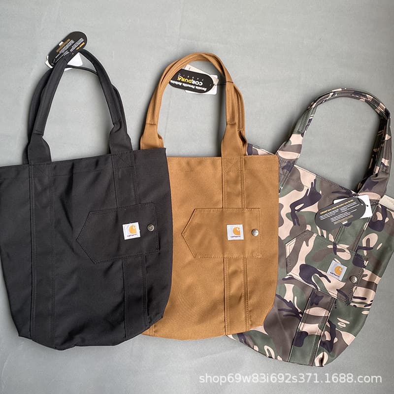 Fashionable Men's Handheld Single Shoulder Shopping Bag Stylish Handbag Trendy Carrier Bag Chinese Brand AE Stock Origin