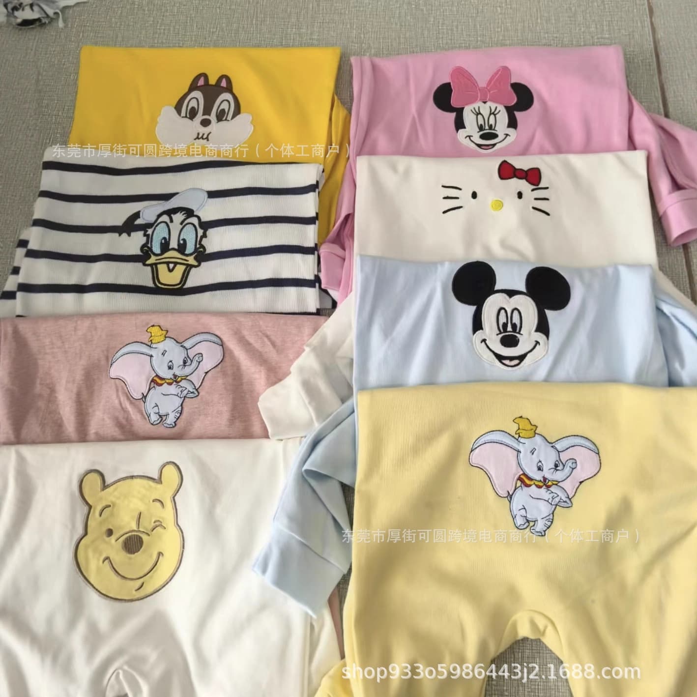 Cross-border Export Baby Clothes Spring Autumn Boys Girls Cartoon Long Sleeve Romper