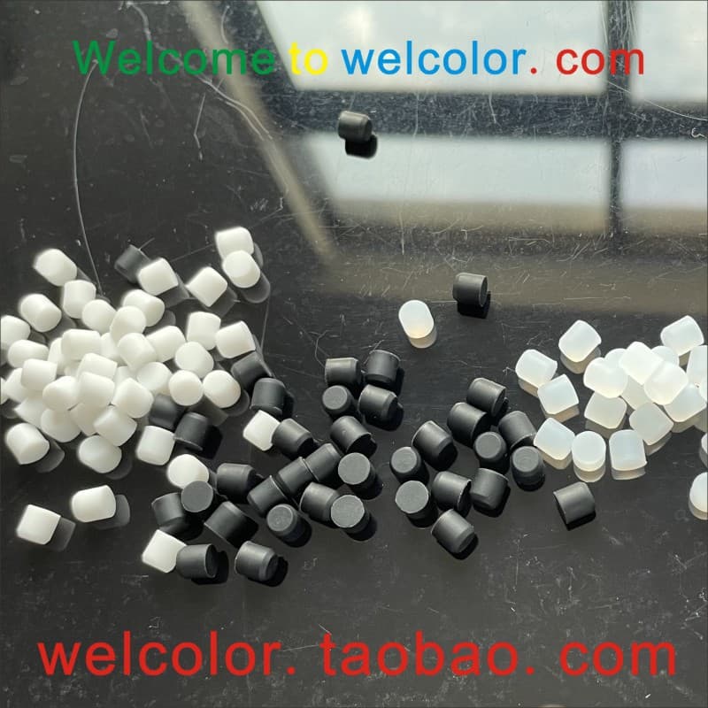 5.4 5.0*5mm Transparent Elastic Soft Rubber Solid Non-Porous Cylinder Sealing Silicone Rubber Particle Tapered Plug