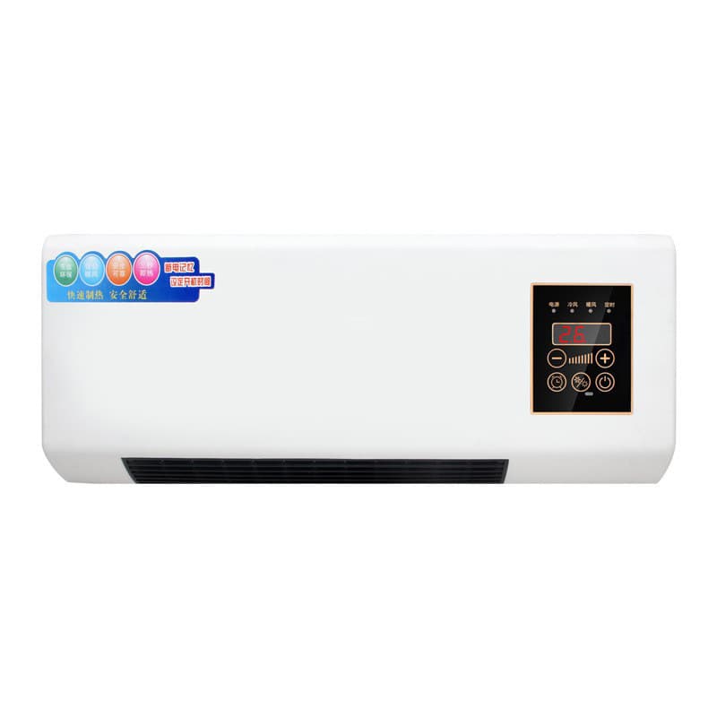Vijibear Heater Wall Mounted Heater Home Remote Control Heater Cooling and Heating Dual Use