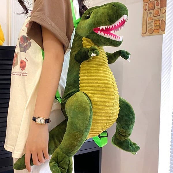 New Winter Children's Dinosaur Plush Toy Bag, T-Rex, Triceratops, Gift for Kids Dinosaur Bag