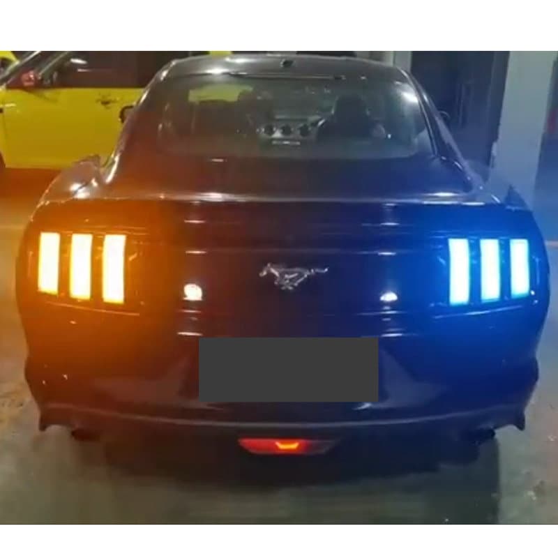 15-19 Ford Mustang Tail Light Assembly Modified with Mustang Chinese Standard Sequential Turn Signal Lights
