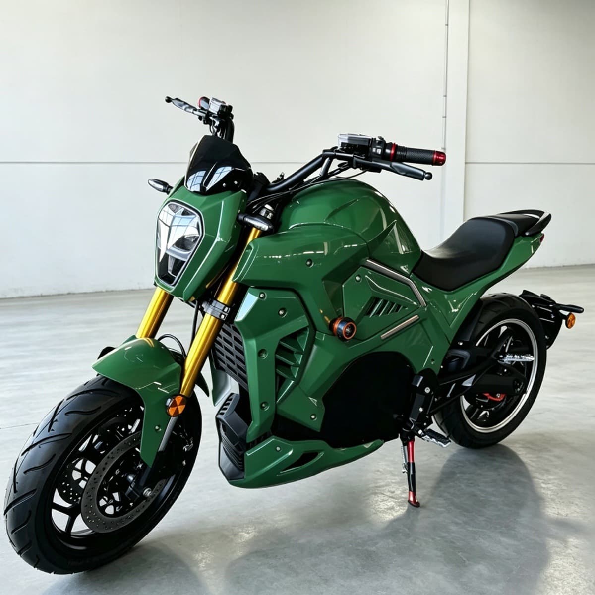 Cross-Border Big Devil Electric Motorcycle with Mid-Mounted Chain Motor V6 High-Speed Electric Motorbike High-Power Sports Bike