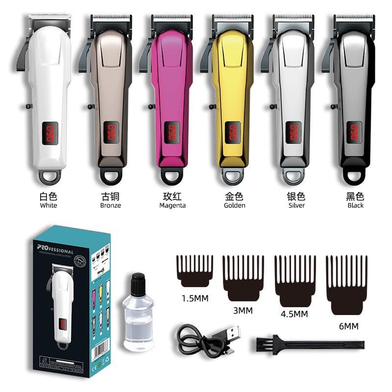 Cross-border Electric Hair Clipper Oil Head Trimmer Electric Shaver Bald Head Tool Hair Cutting Electric Razor