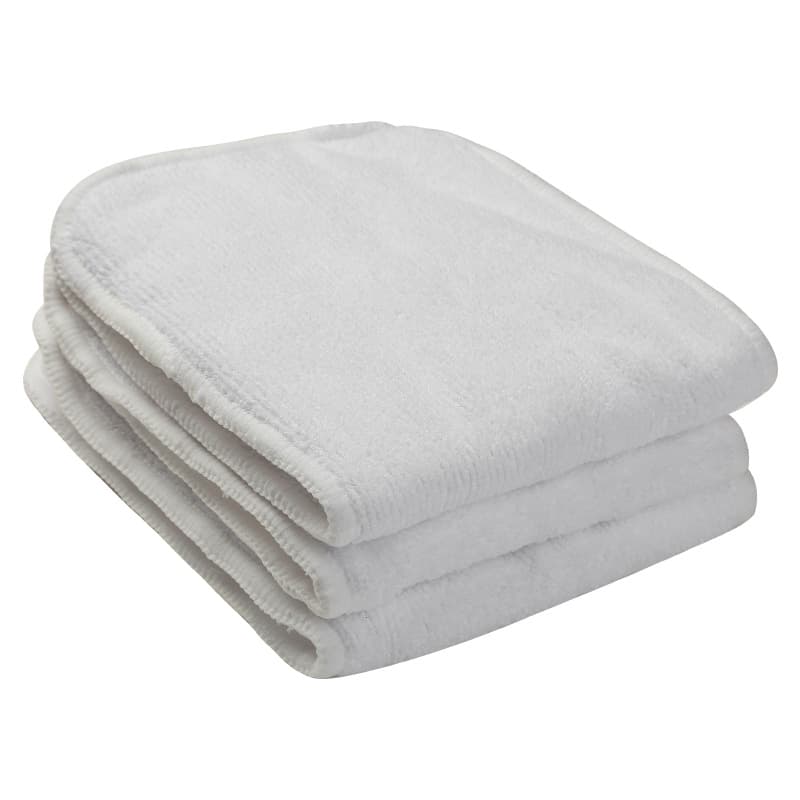 Ultra-fine fiber baby diapers, washable 3-layer newborn breathable absorbent pads, reusable bagged