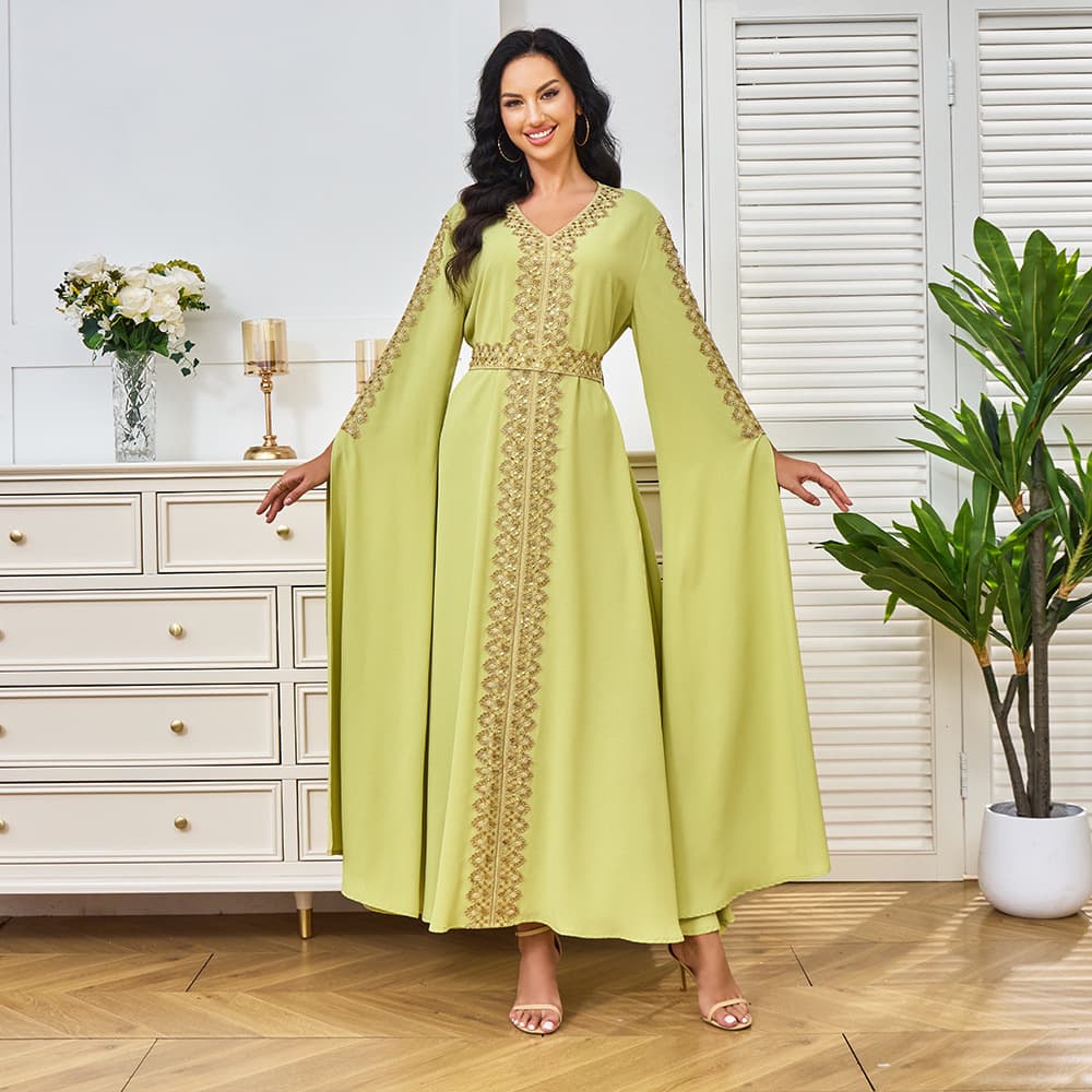 New Women's Evening Dresses Skirts Robes Women's Long Skirts New Clothing Beaded Dresses