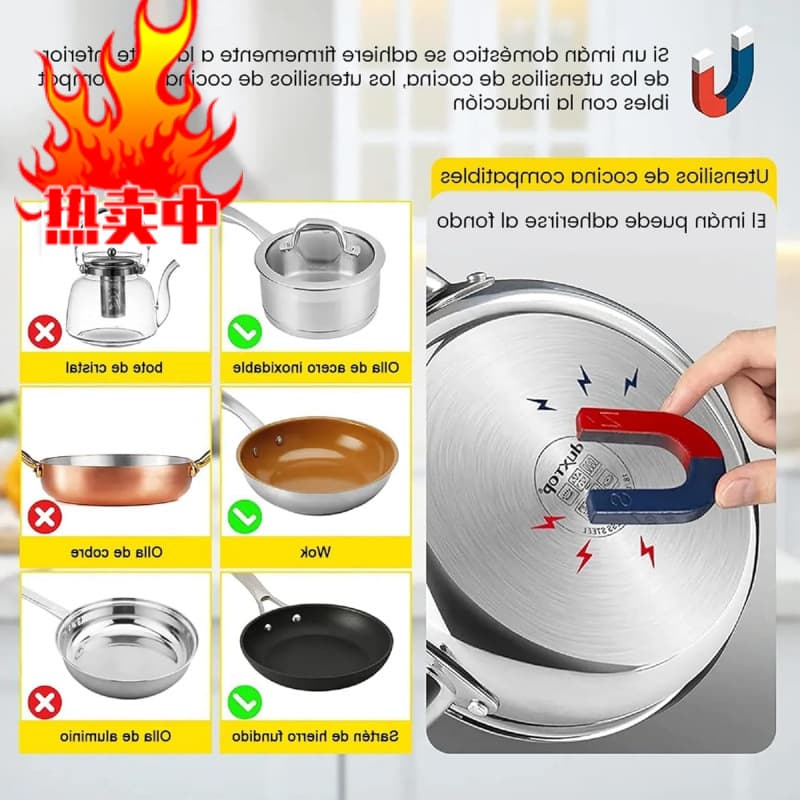 Factory Electric Induction Cooktop, __W + __W Induction Cooker