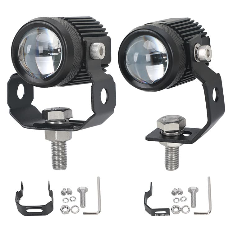 Motorcycle LED Lens Spotlight High/Low Beam White/Yellow Light Daytime Running Light Modification Super Bright Export High-End