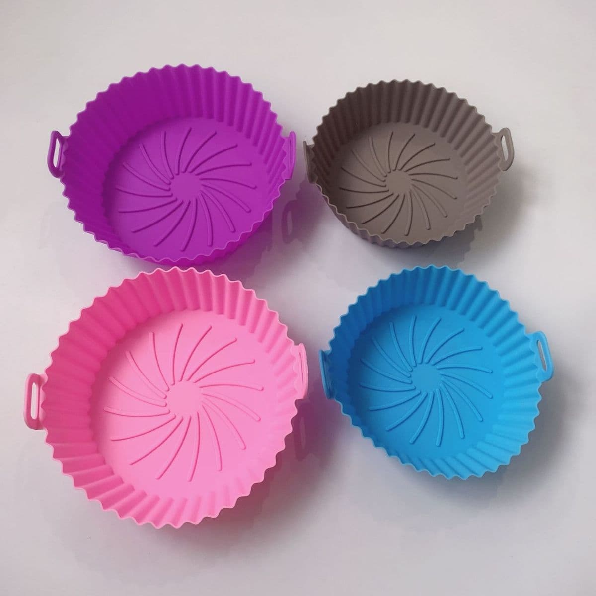 Amazon Best-Selling AIRFRYER Silicone Air Fryer Pad, Air Fryer Bowl, Blue Silicone Baking Tray
