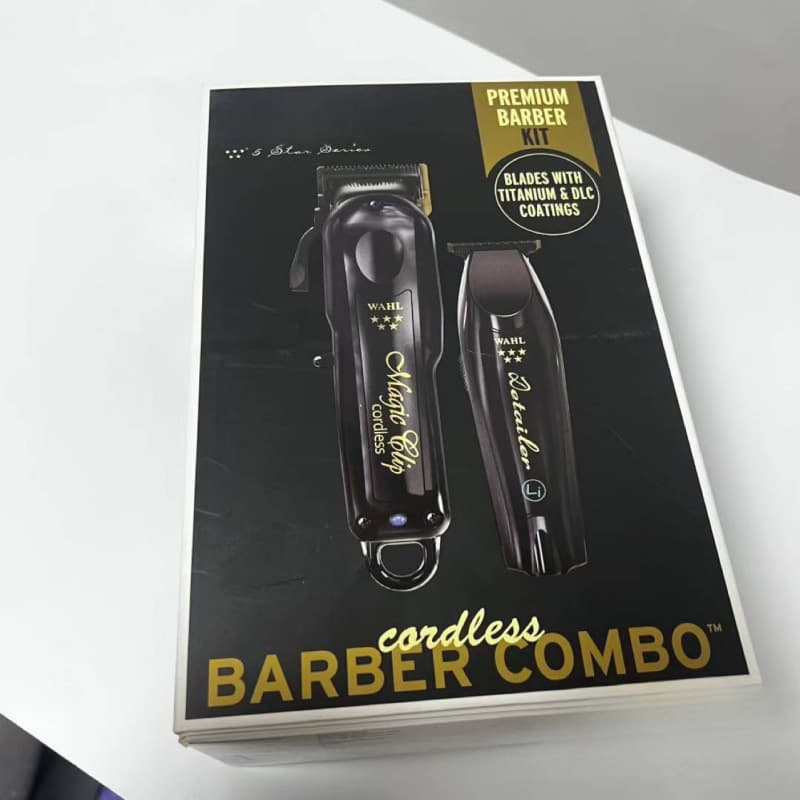 Domestic Wahl8171 Cordless Barber Combination Black Magic Clipper and Detail Trimmer Wahl 302539